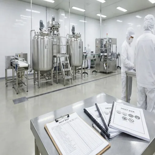 식품 제조시설과 HACCP 현장 기록 관리